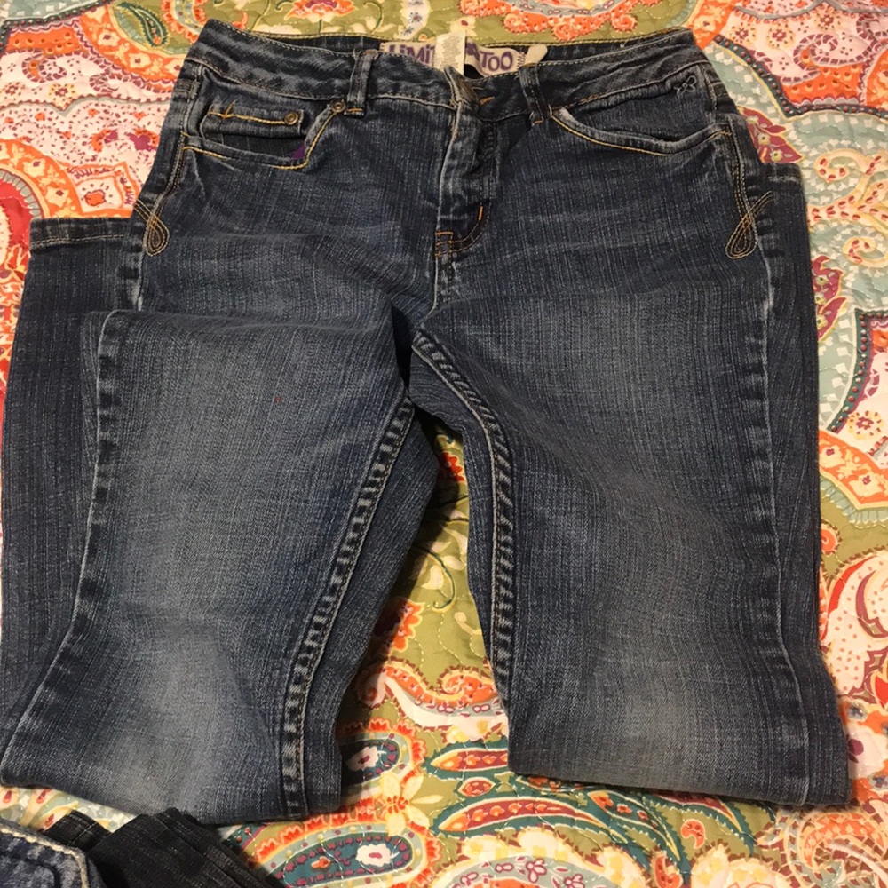 Girl jeans size 12 and 10